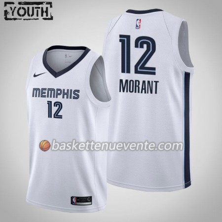 Maillot Basket Memphis Grizzlies Ja Morant 12 2019-20 Nike Association Edition Swingman - Enfant